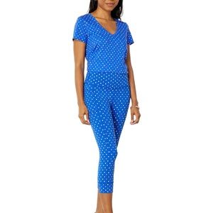 Lilly Pulitzer Weekend High-Rise Crop Borealis Blue Lilly Squared medium